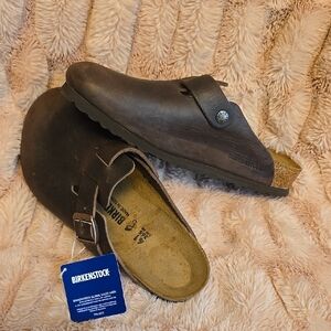 Birkenstock Dark Brown Clogs